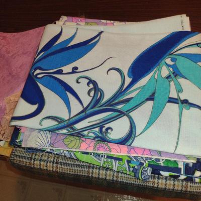 Collection of Fabric for Sewing and Crafting