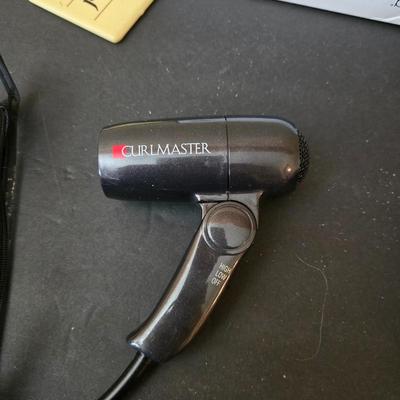 For travel - Hairstyling Set with Hair Dryer and Ceramic Flat Iron