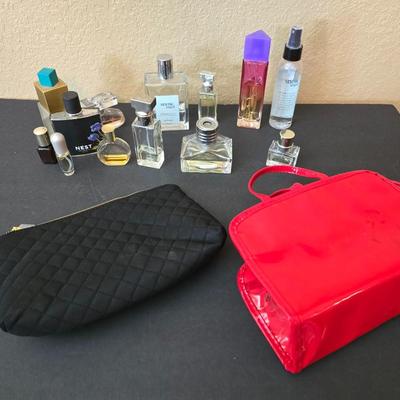 Assorted Women's Perfume & Travel Bags Lot – Designer & Boutique Scents