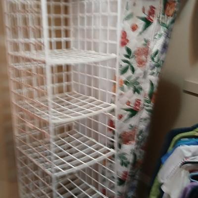 Hanging Closet Organizer & Jewelry organizer and a Garment Bag