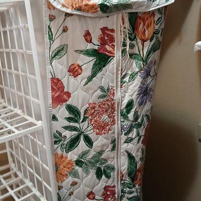 Hanging Closet Organizer & Jewelry organizer and a Garment Bag