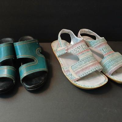 2 Women's Comfort Sandals – Sizes 38 & 39 (Approx. US 7.5–8.5)