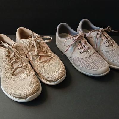 2 Clarks Cloudsteppers Women's Sneakers – Sizes 8.5M & 9M
