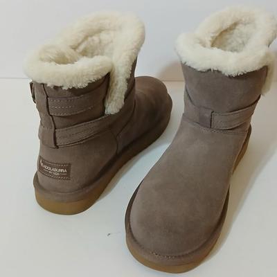 Koolaburra by UGG Suede Shearling-Lined Ankle Boots – Women's Size 9 (EU 40)
