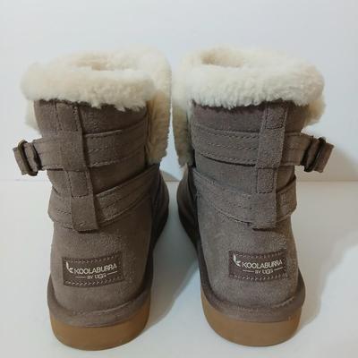 Koolaburra by UGG Suede Shearling-Lined Ankle Boots – Women's Size 9 (EU 40)