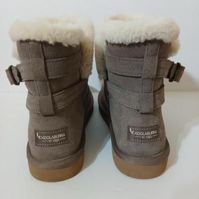 Koolaburra by UGG Suede Shearling-Lined Ankle Boots – Women's Size 9 (EU 40)