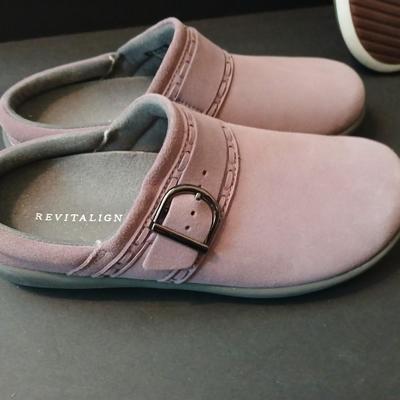 2 Women’s Comfort Slip-On Shoes – Revitalign & Spenco – Sizes 8.5B & 9B