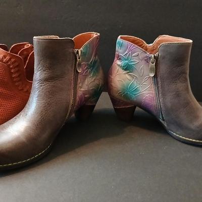 Ankle Booties – Vince Camuto & L’Artiste by Spring Step – EU 39