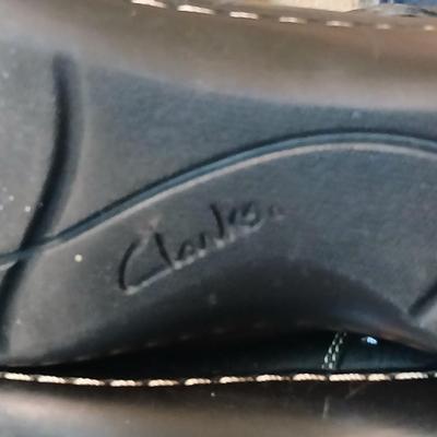 Stylish Leather Ankle Boot Duo – Clarks & Navy Casual Boots (Size 8.5M)