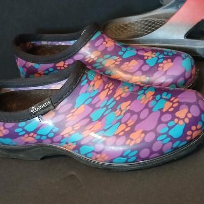 Two Women's Shoes: Sloggers and Spenco