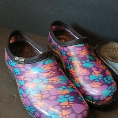 Two Women's Shoes: Sloggers and Spenco