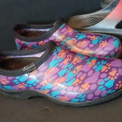 Two Women's Shoes: Sloggers and Spenco