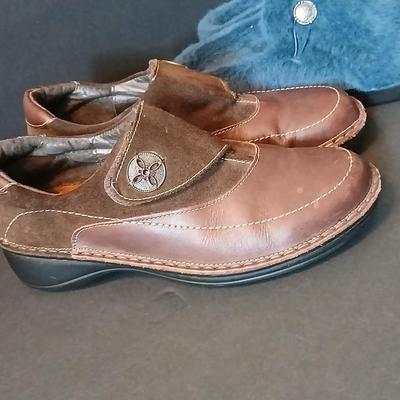Two Pairs of Women's Footwear: Naot and Alegria