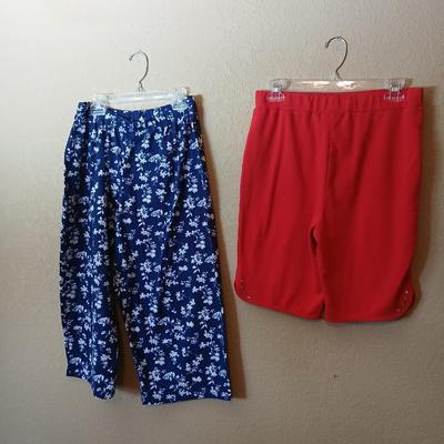 Two Pairs of Women's Small Pants by Adonna and Quacker Factory