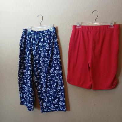 Two Pairs of Women's Small Pants by Adonna and Quacker Factory
