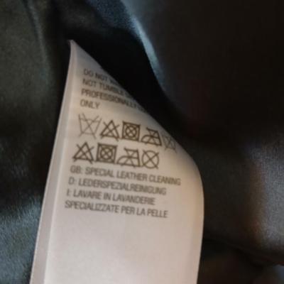 D&Co Denim Blue Faux Leather Jacket