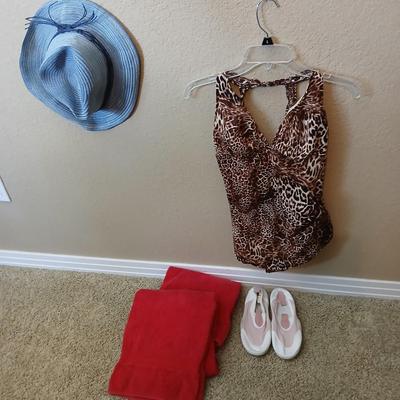 Swim Set with Hat, Towels, and Shoes