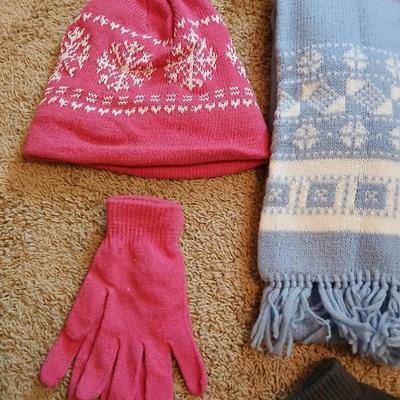 Winter Hats, Scarves, and Gloves Set