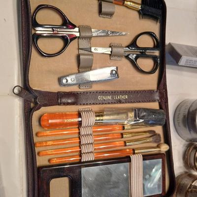 Makeup and Skincare Lot With LED Mirror
