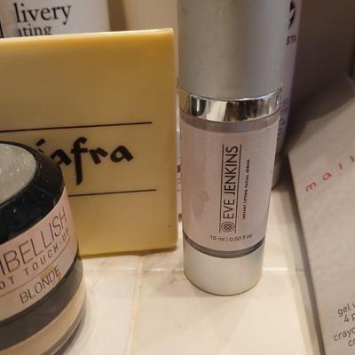 Makeup and Skincare Lot With LED Mirror