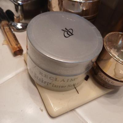 Makeup and Skincare Lot With LED Mirror
