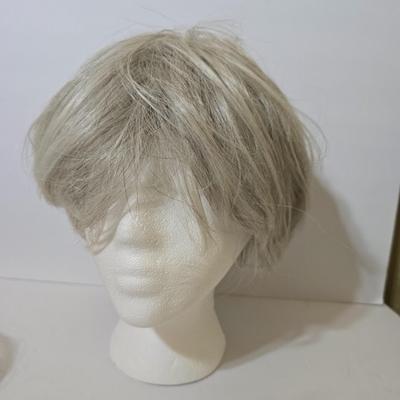 Hairdo® Silver-Gray Wig & Blonde Clip-In Ponytail Extension – 2-Piece Lot