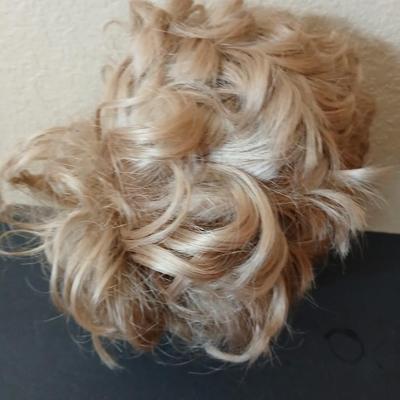 2 Curly Synthetic Wigs – Auburn & Brunette with Highlights – Short Length