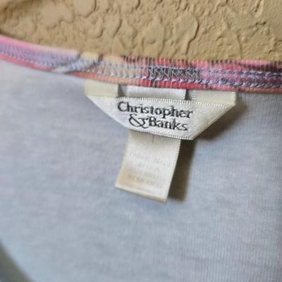 Christopher Banks Women’s Long Sleeve & 3/4 Sleeve Tops – Size L, Mixed Prints