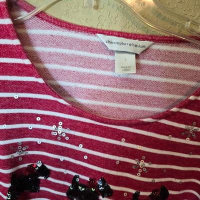 Christopher & Banks Holiday & Winter Sweaters – Women’s Size Large