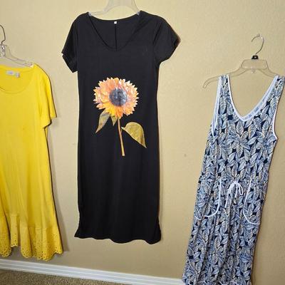 3 Women's Casual Summer Dresses – Sizes M/L