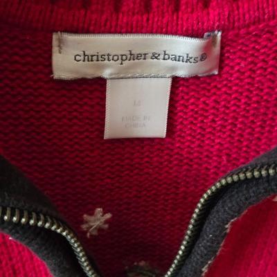 6 Christopher Banks Women's Winter Sweaters – Size Large