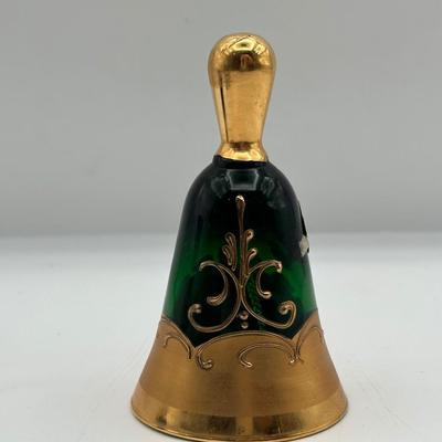 Murano Vintage Hand Painted Glass Bell