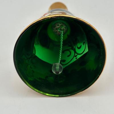 Murano Vintage Hand Painted Glass Bell