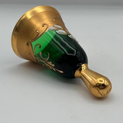 Murano Vintage Hand Painted Glass Bell