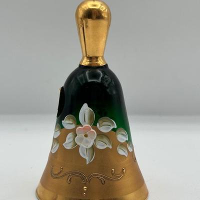 Murano Vintage Hand Painted Glass Bell
