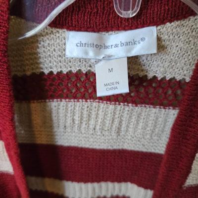 4 Christopher & Banks Open-Knit Sweaters & Cardigans – Size M