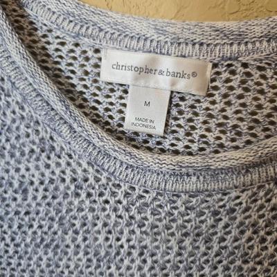 4 Christopher & Banks Open-Knit Sweaters & Cardigans – Size M