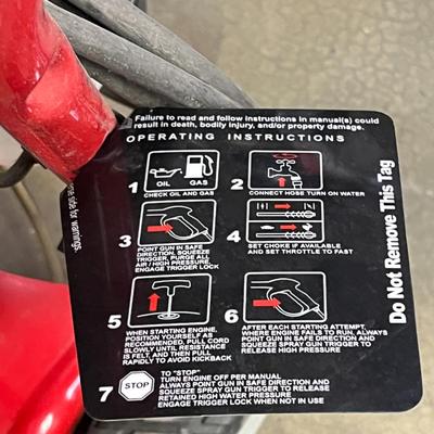 Troy-Bilt Gas Pressure Washer