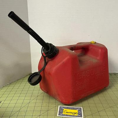 Blitz 2 Gallon Red Gasoline Fuel Can