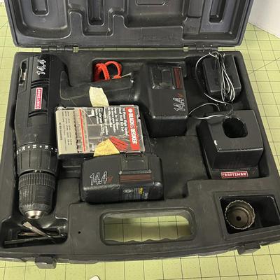 Craftsman 14.4V Cordless Drill Kit