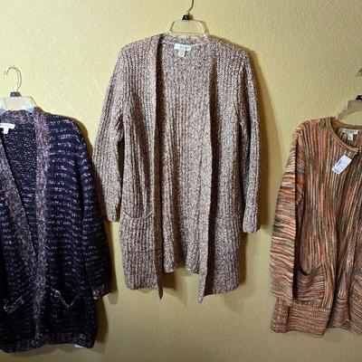 Three Christopher & Banks Sweaters, Size M