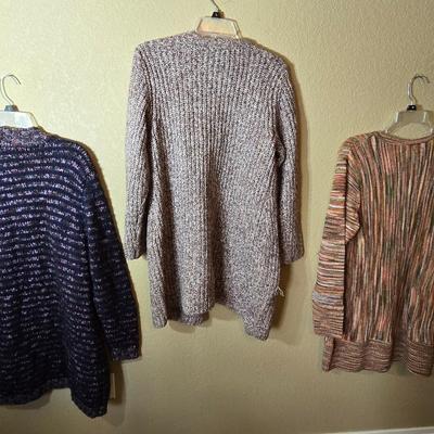 Three Christopher & Banks Sweaters, Size M