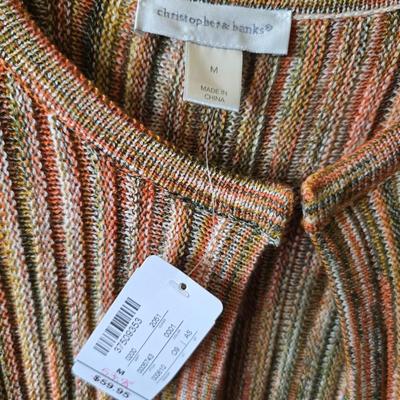 Three Christopher & Banks Sweaters, Size M