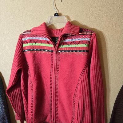 3 Women’s Sweaters, Size M, Various Brands