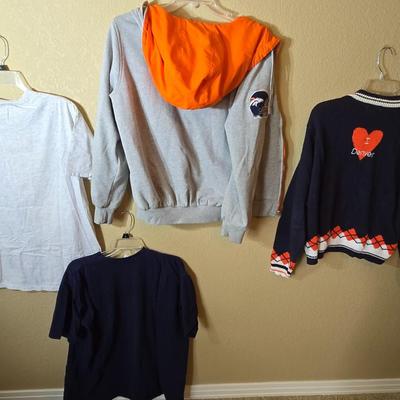 Denver Broncos Apparel Lot Featuring Christopher & Banks Cardigan