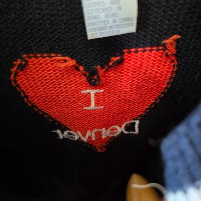 Denver Broncos Apparel Lot Featuring Christopher & Banks Cardigan