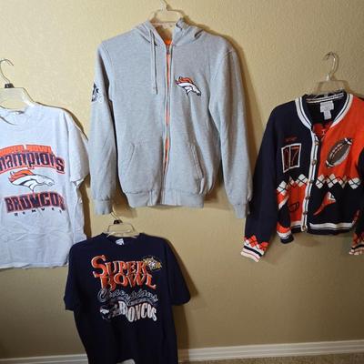 Denver Broncos Apparel Lot Featuring Christopher & Banks Cardigan