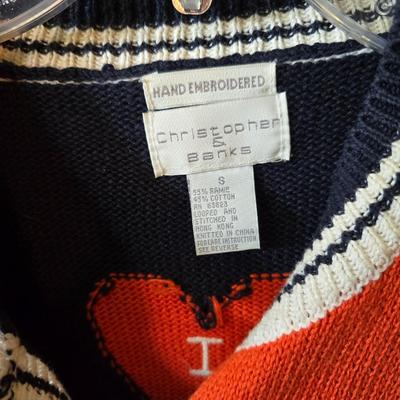Denver Broncos Apparel Lot Featuring Christopher & Banks Cardigan