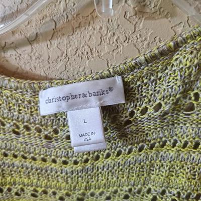 Christopher & Banks Open Knit Cardigan Lot