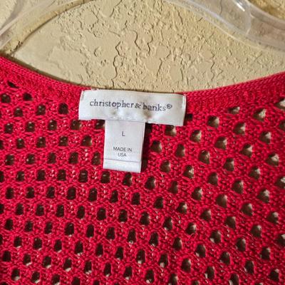 Christopher & Banks Open Knit Cardigan Lot
